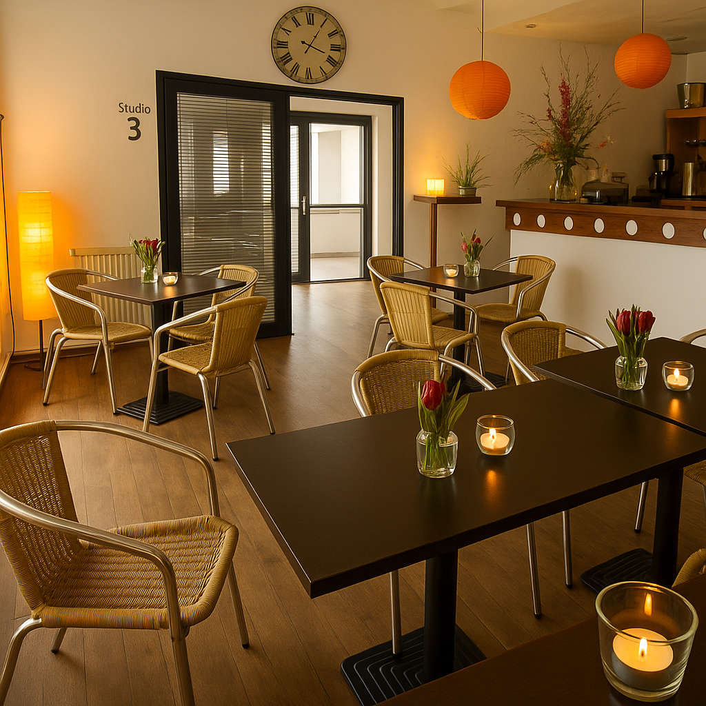 Gemütlicher Empfangsbereich – Wartebereich